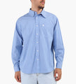 Carhartt WIP Long Sleeve Keene Shirt Keene Stripe Curacao