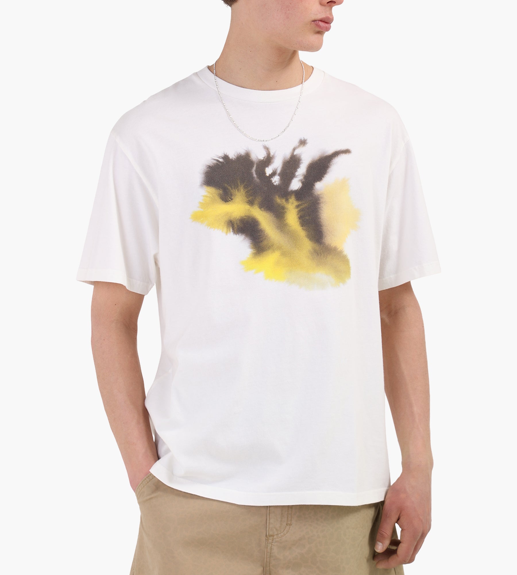 Wild Animals Bumblebee Adult T-shirt Off White