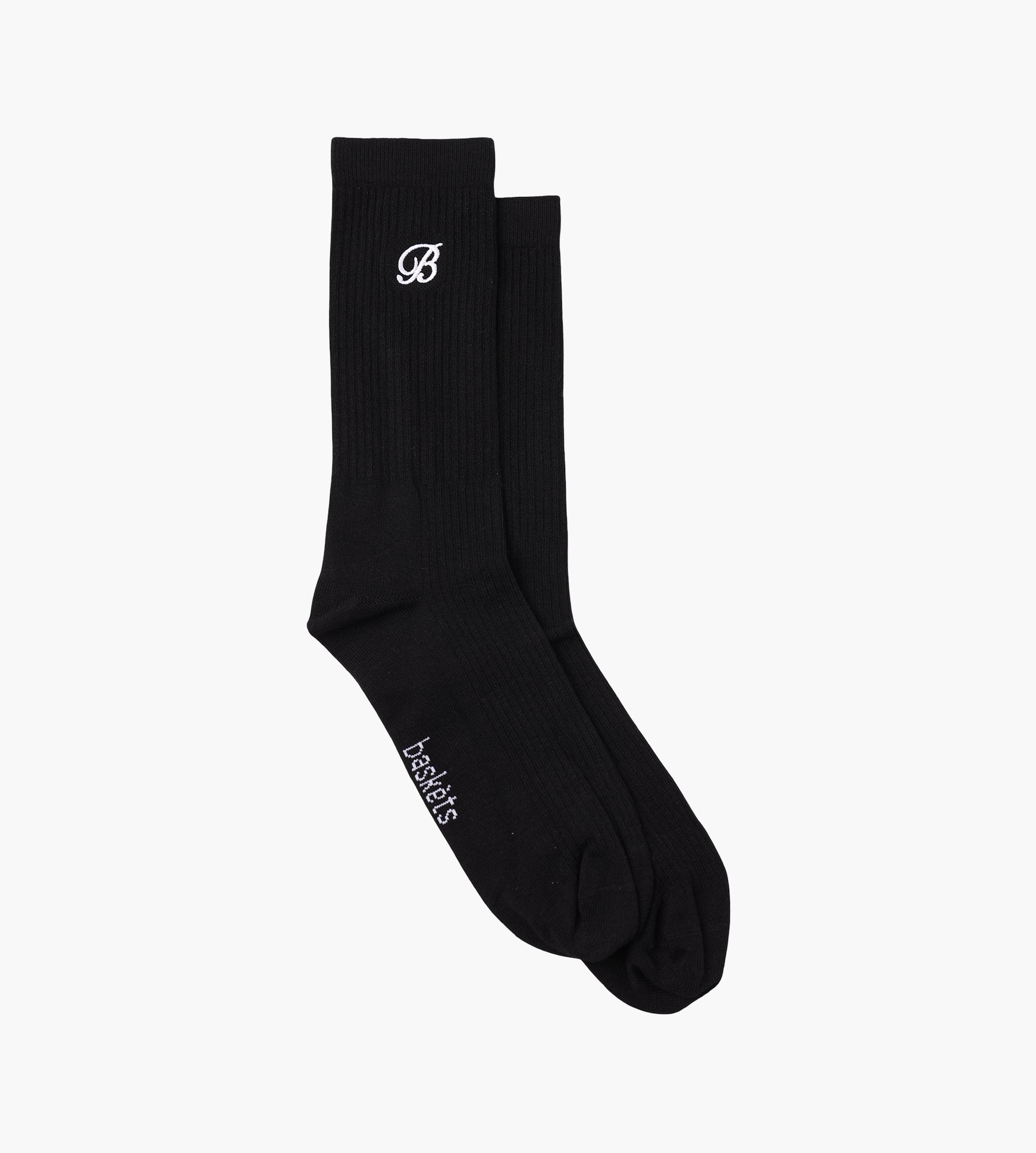 Baskèts Socks Black White