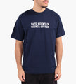 Café-Mountain Soundsystem Tee Navy
