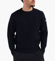 Flâneur Badge Knit Sweater Navy