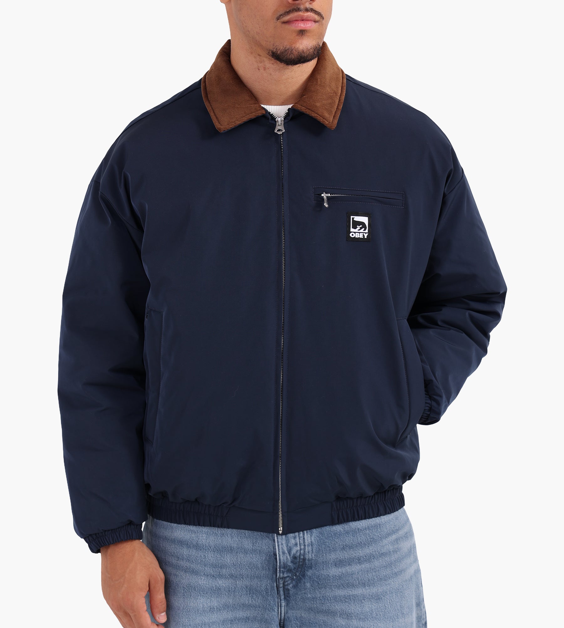 Obey Obey Elysian Jacket Dark Navy