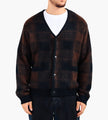 Carhartt WIP Everson Cardigan Everson Jacquard Black Palisander