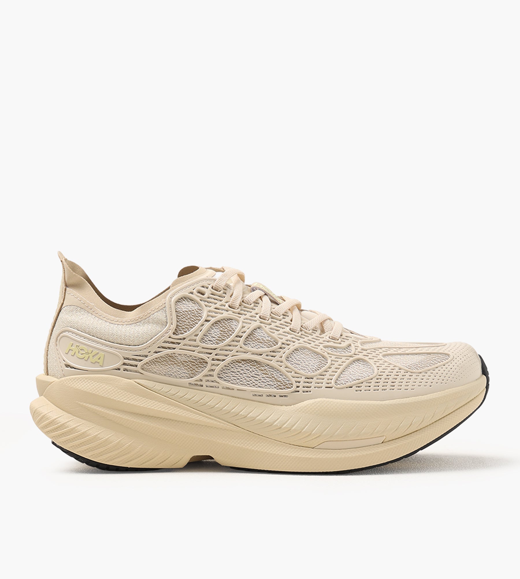 Hoka U Mach X Caged Cream Split Pea