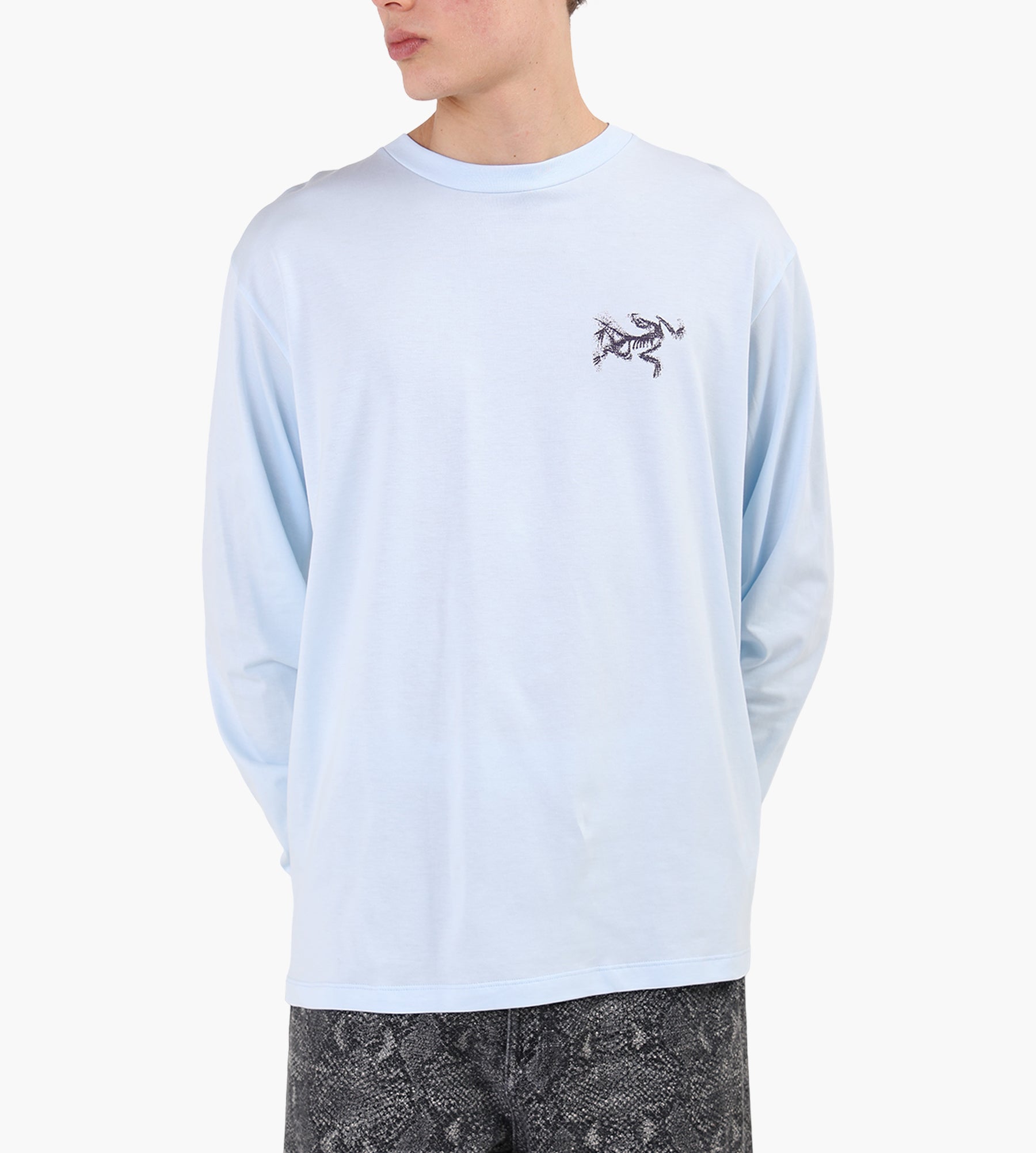 Arc'teryx Kragg SL Cotton Bird Tile Longsleeve M Alpine Blue Moondrop