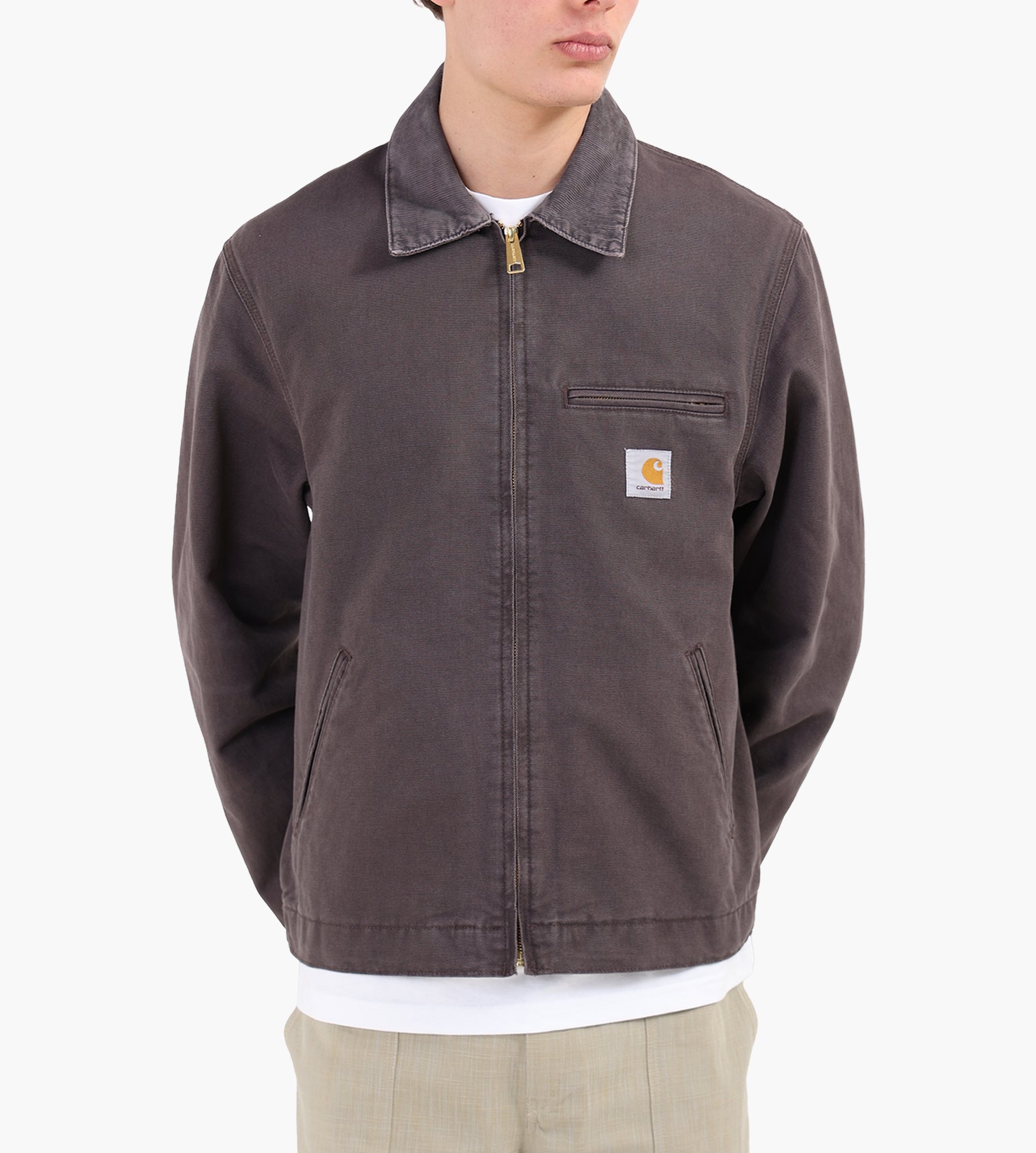 Carhartt WIP Detroit Jacket Shale Shale Stone Canvas