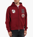 PAL Sporting Goods Hit And Run Full Zip Hoody Maroon