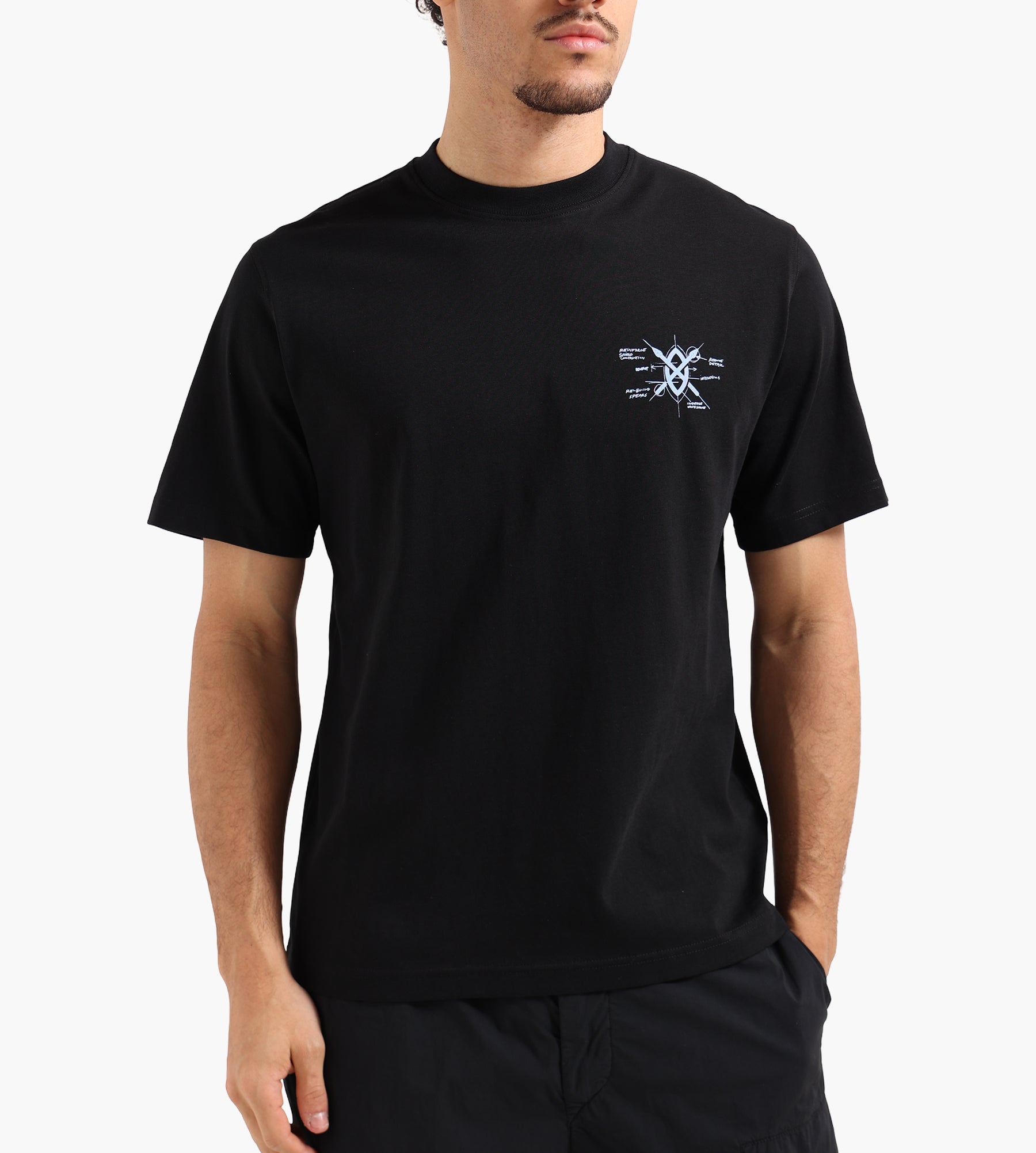 Daily Paper Shield Evolution Tee Black