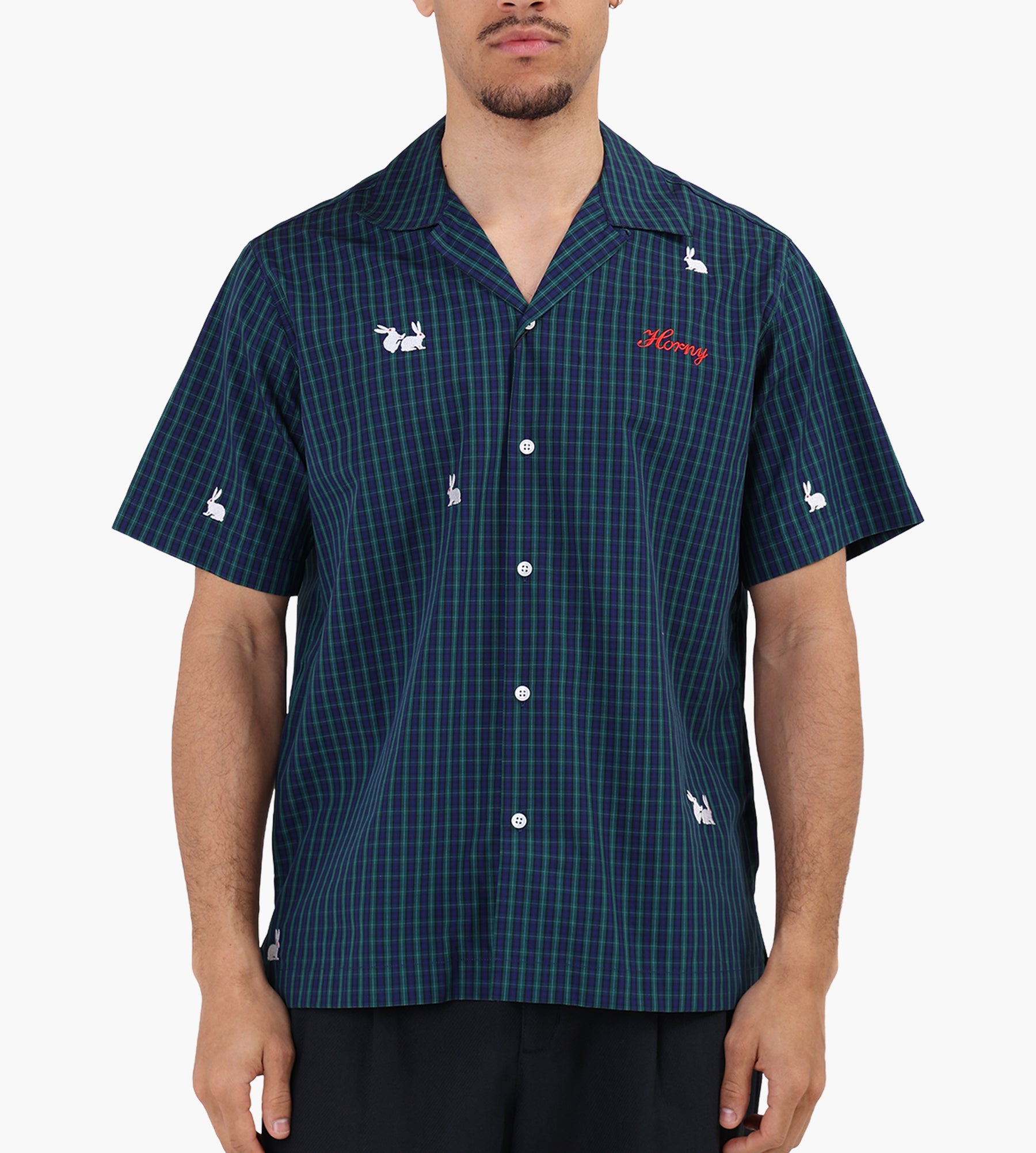 Carne Bollente Check Me Out Shirt Green Check