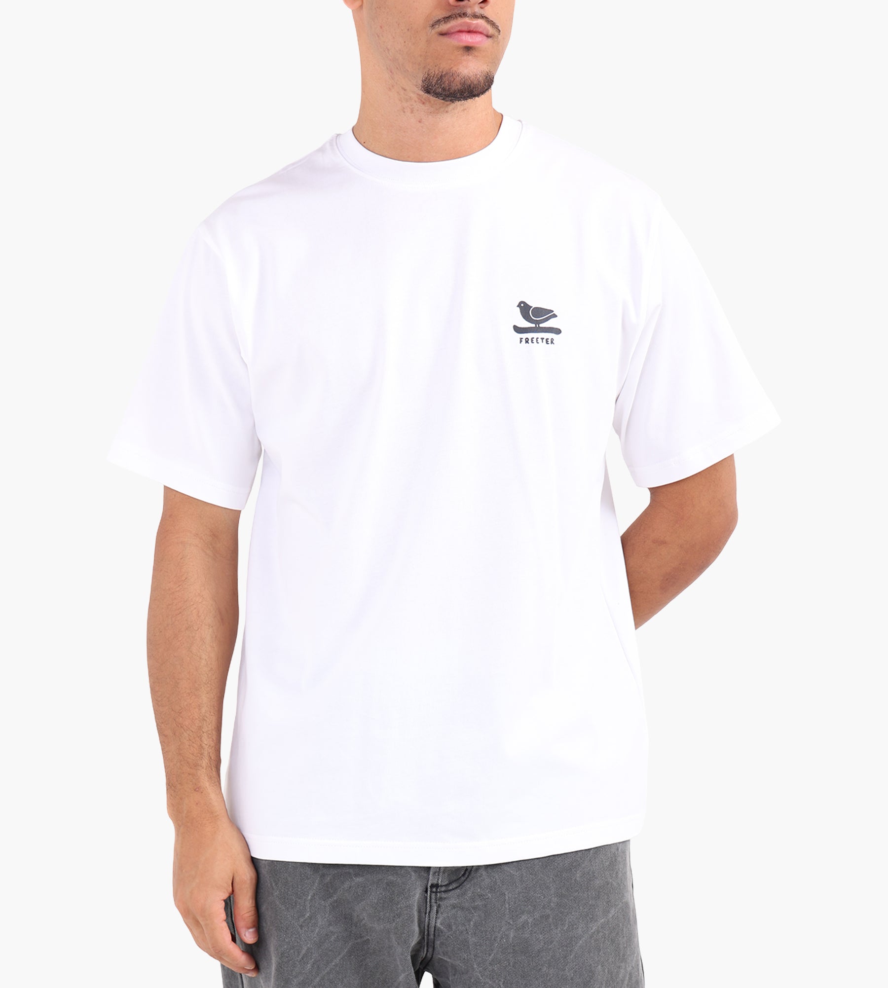 Freeter Clip T-Shirt White