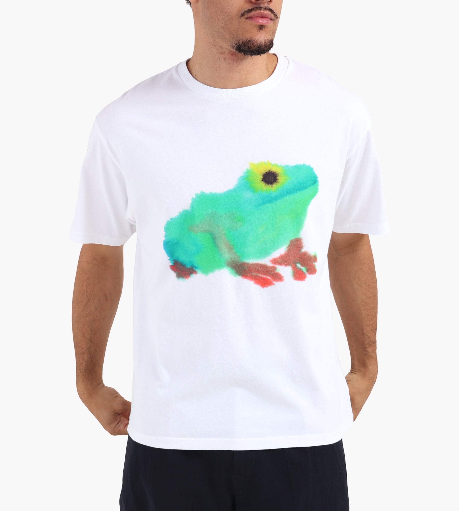 Wild Animals Frog T-Shirt White