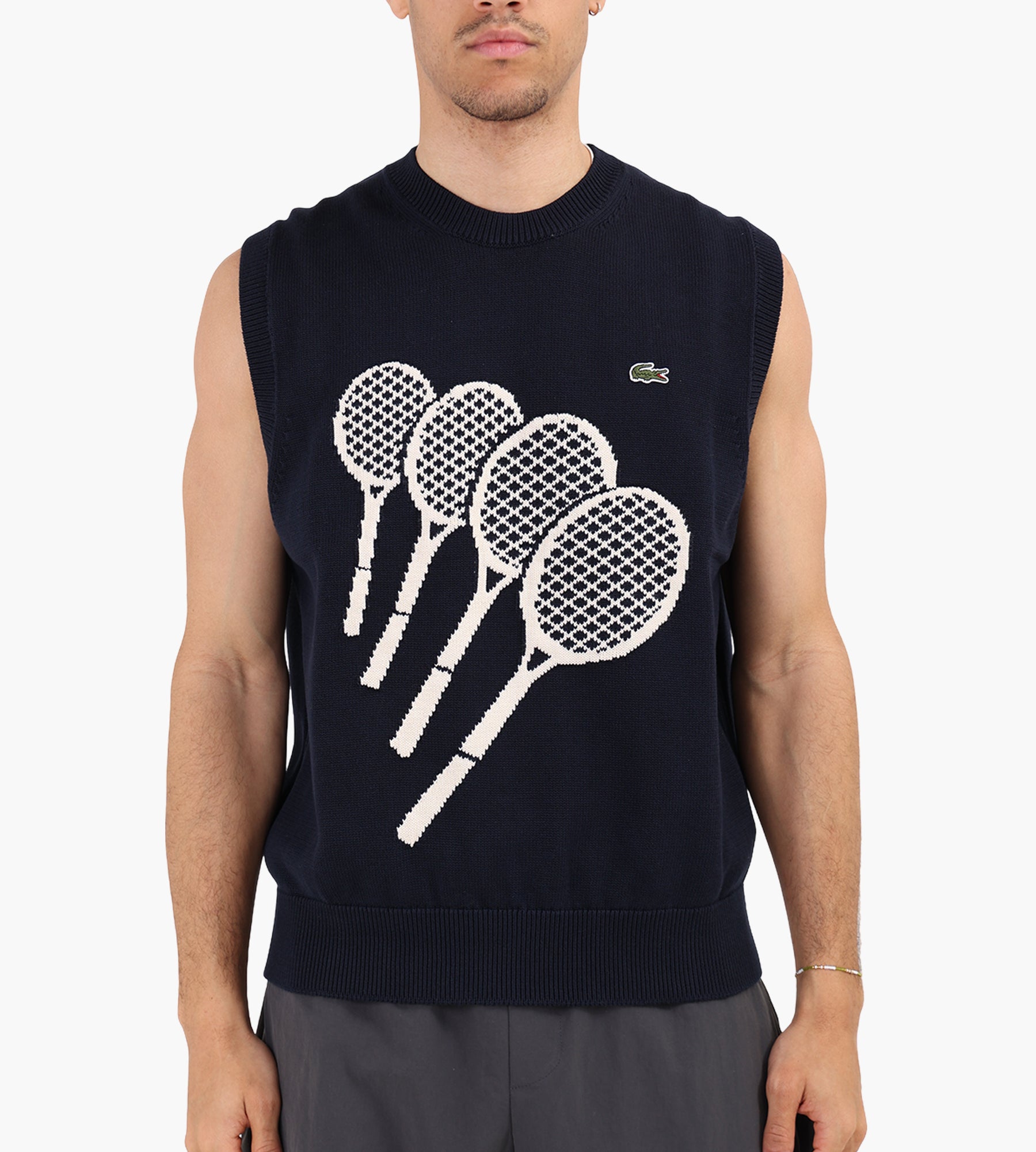 Lacoste 1HA1 Sweater Blackbird Powder