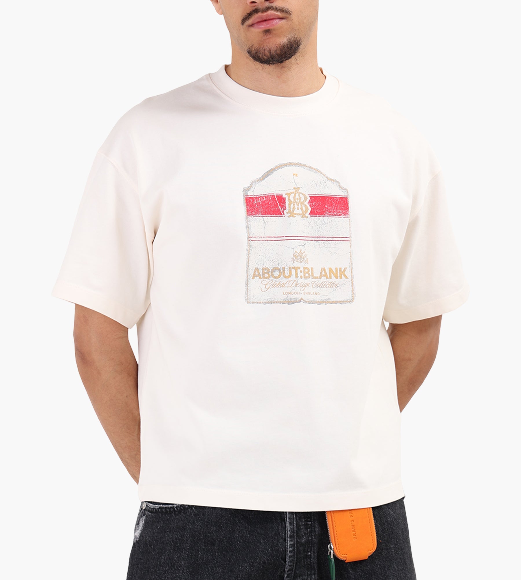 about:blank Bottle T-Shirt Cotton Oat