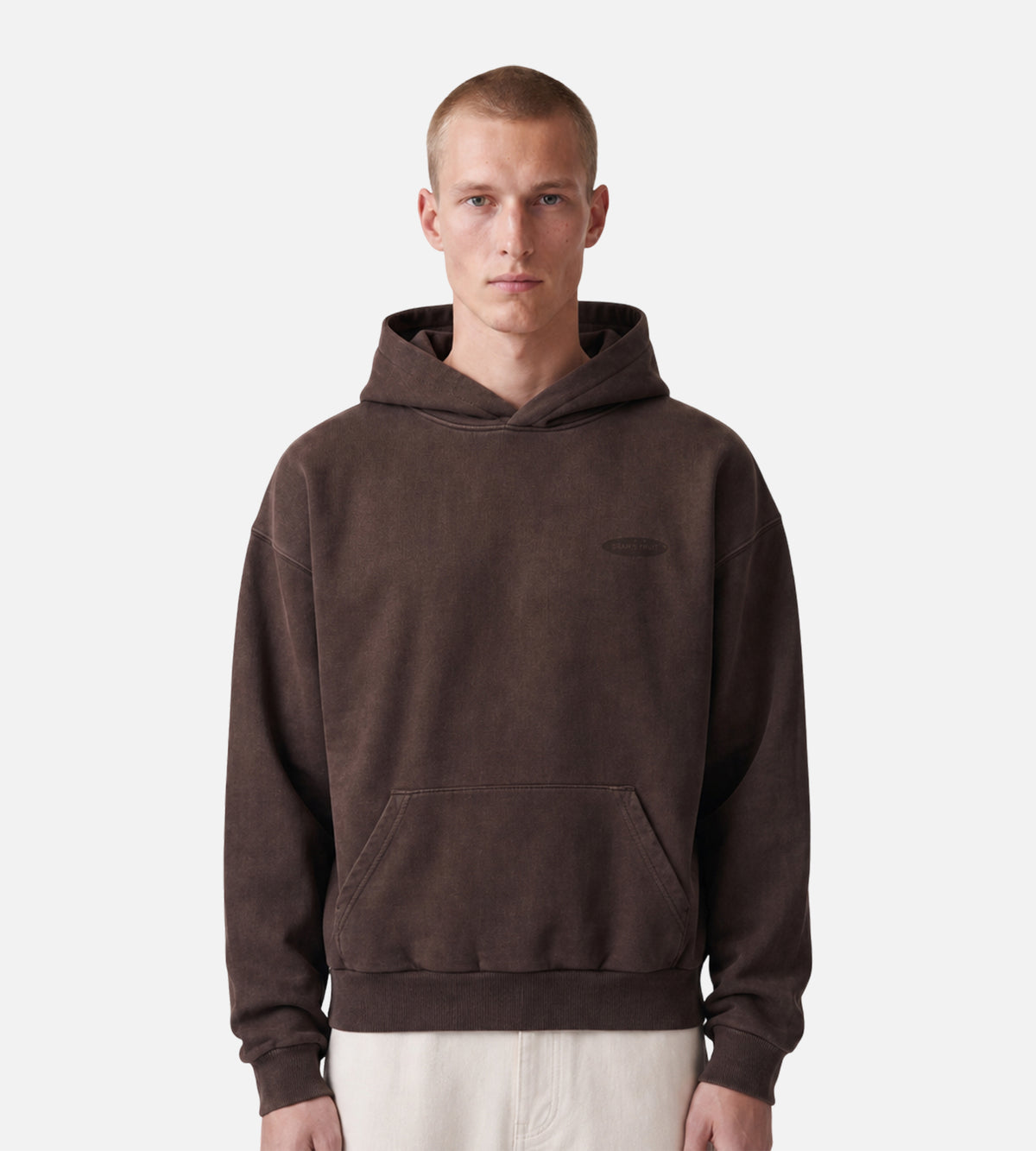Bram's Fruit Distressed “F*ck Off I’m Gardening” Hoodie Brown