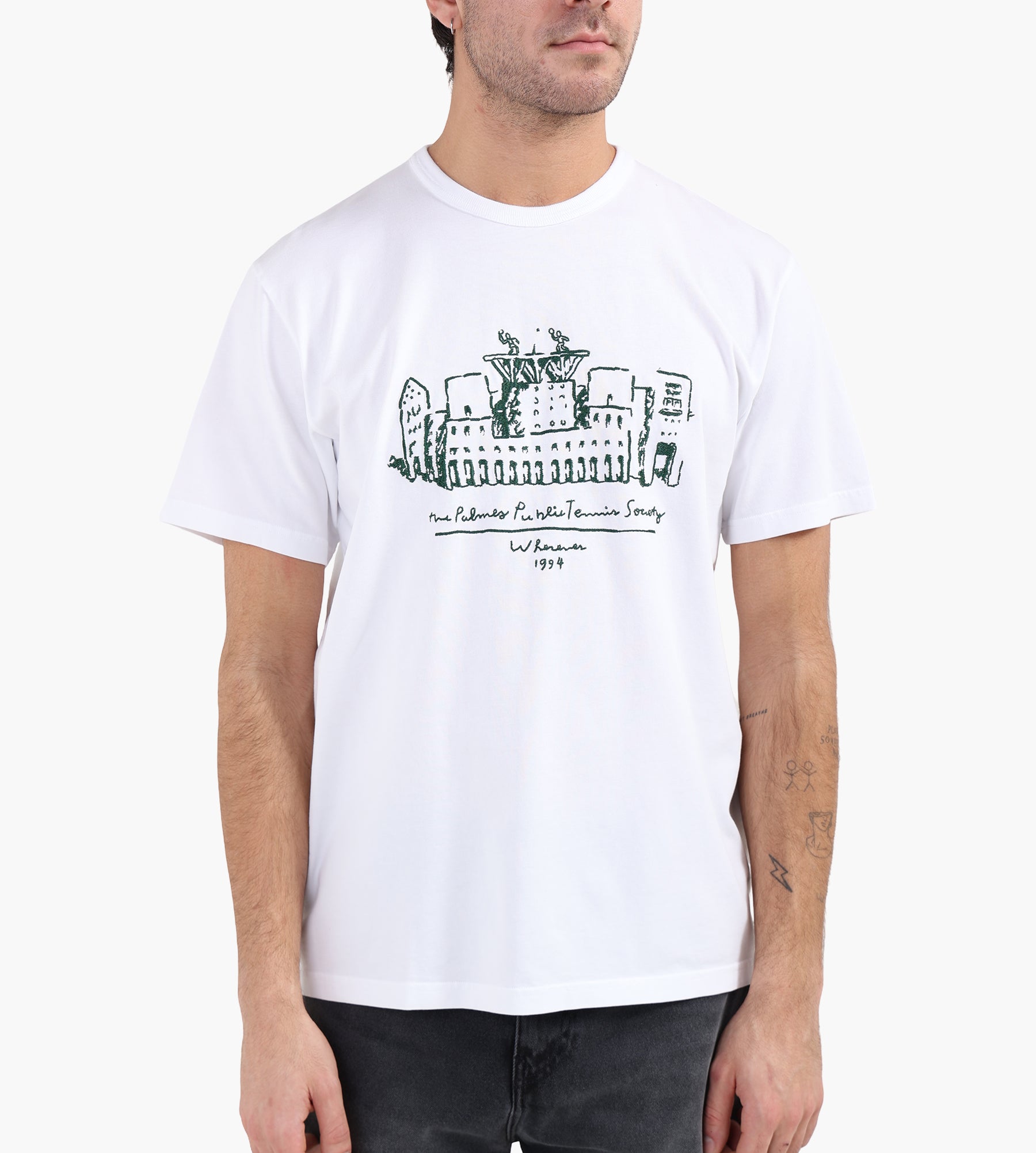 Palmes Public T-Shirt White - Palmes - Clothing