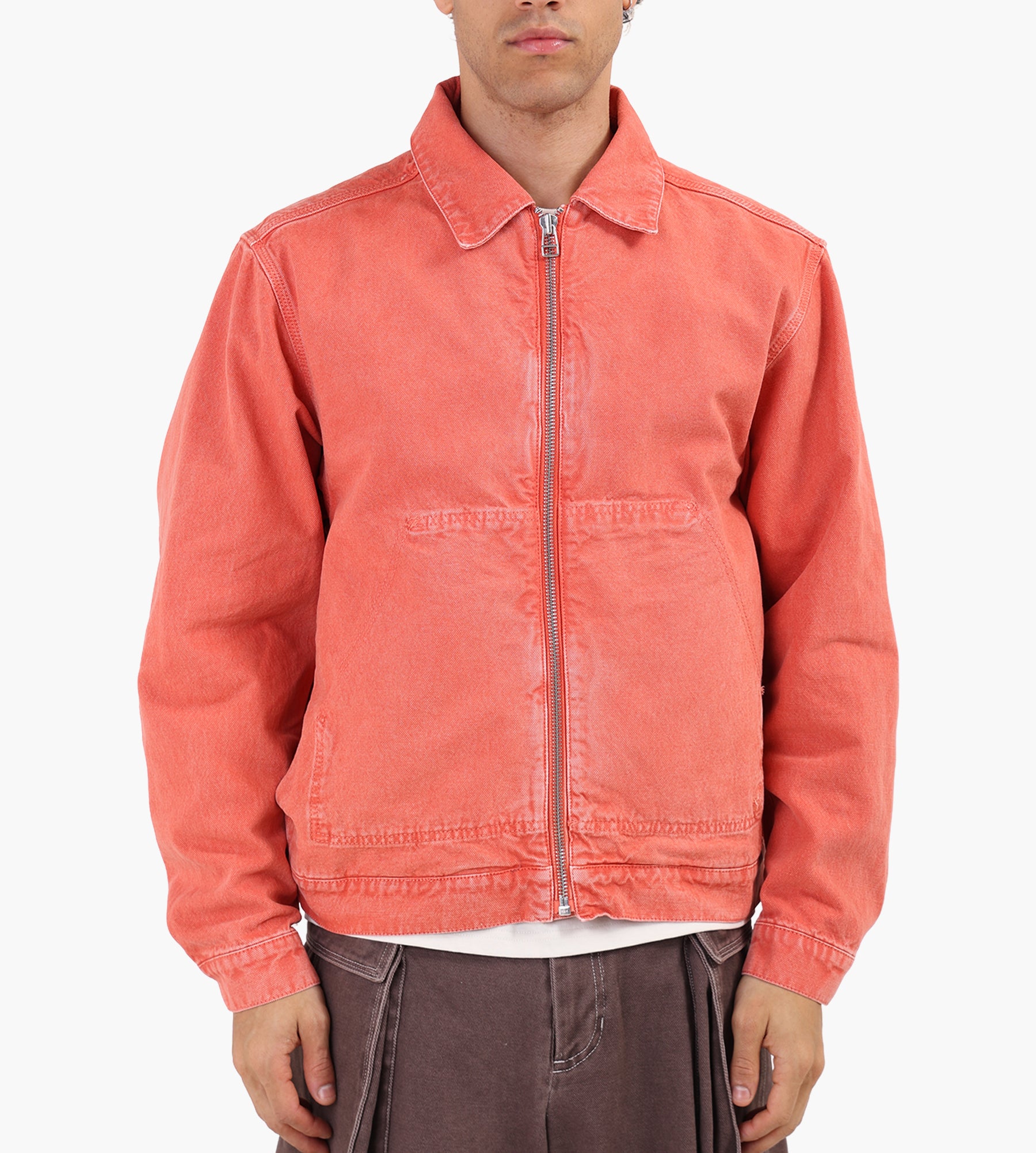 OLAF Washed Canvas Jacket Burnt Coral