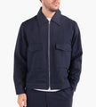 Norse Projects Aksel Cavalry Cotton Wool Jacket Dark Navy