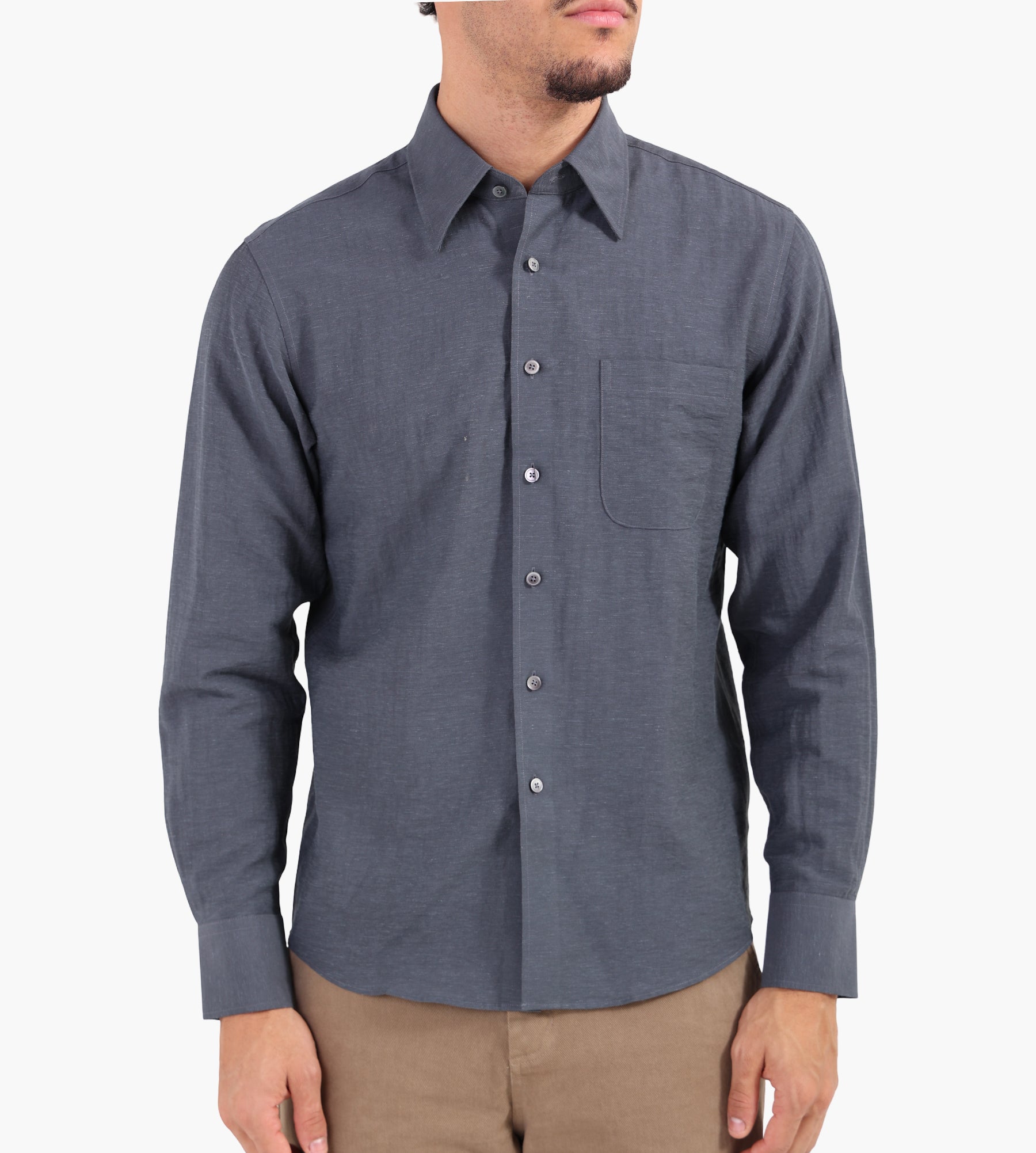 Pinkorange Classic Shirt Antraciet