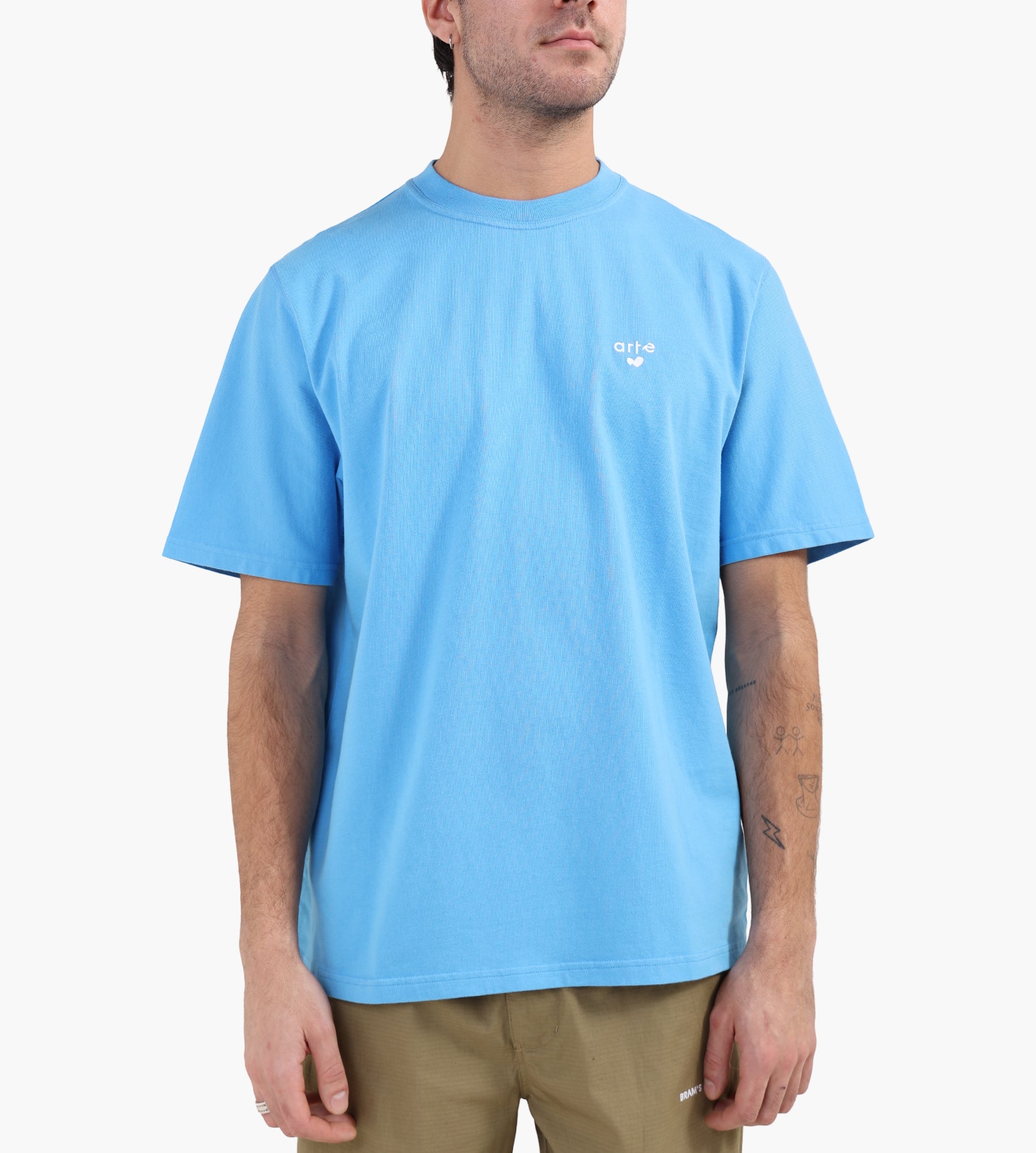Arte Antwerp Heart Logo T-shirt Blue - Arte Antwerp - Clothing
