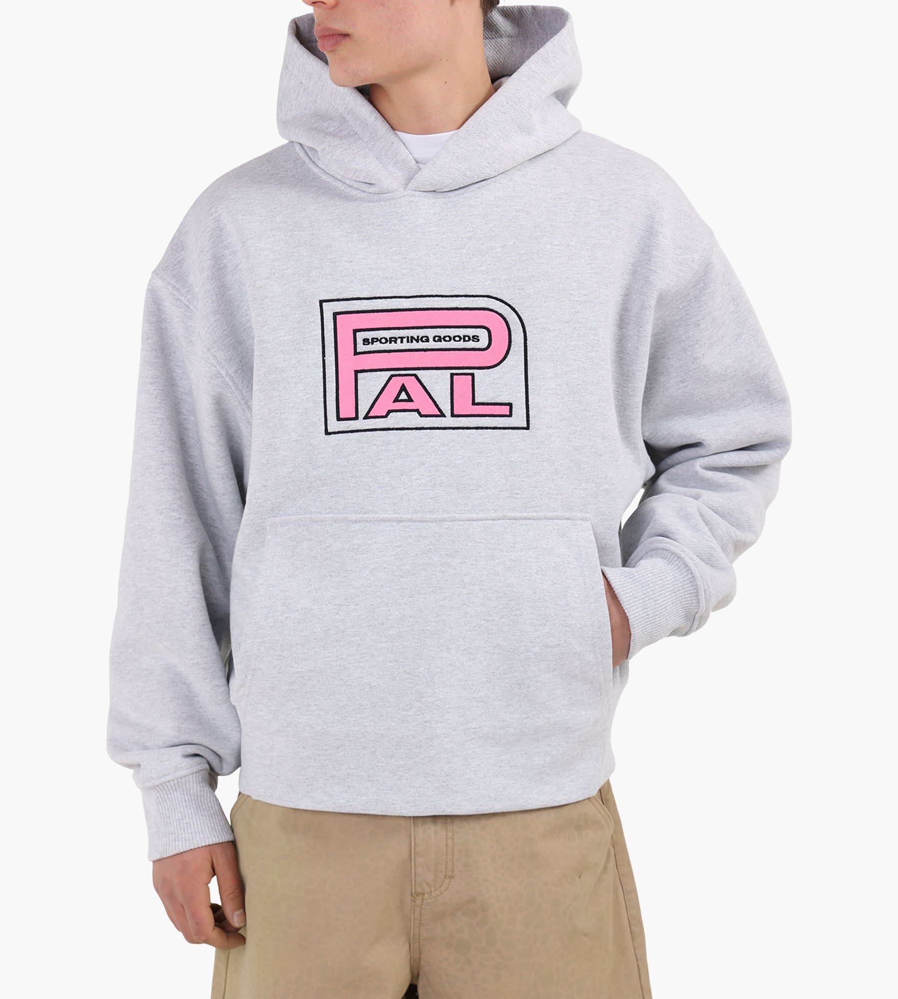PAL Sporting Goods Oval Course Hoody Light Gray Marl