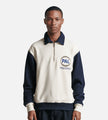 PAL Sporting Goods Pre Game Half Zip Marshmallow Navy