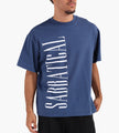 Sabbatical Logo T-Shirt Night Blue White