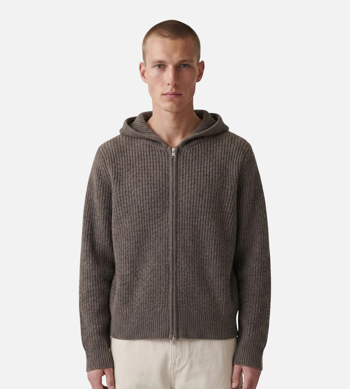 Won Hundred Glasgow Knit Hood M Major Brown