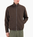 Norse Projects Hornidal Relaxed Organic Loopback Track Jacket Delicioso Brown