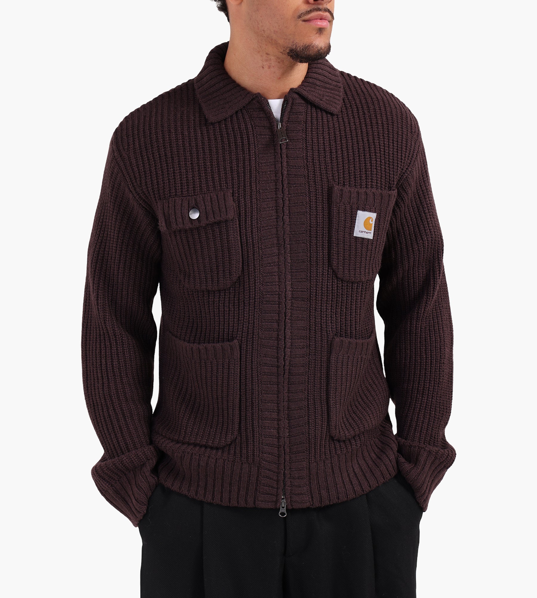 Carhartt WIP Chore Knit Jacket Palisander