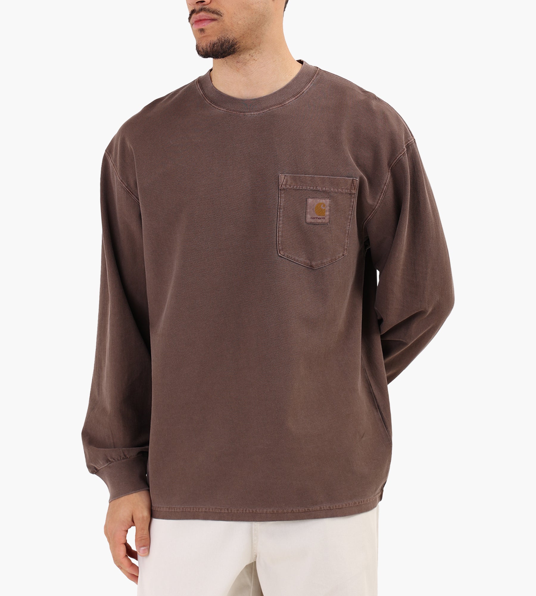Carhartt WIP Loose Pocket Longsleeve Tobacco