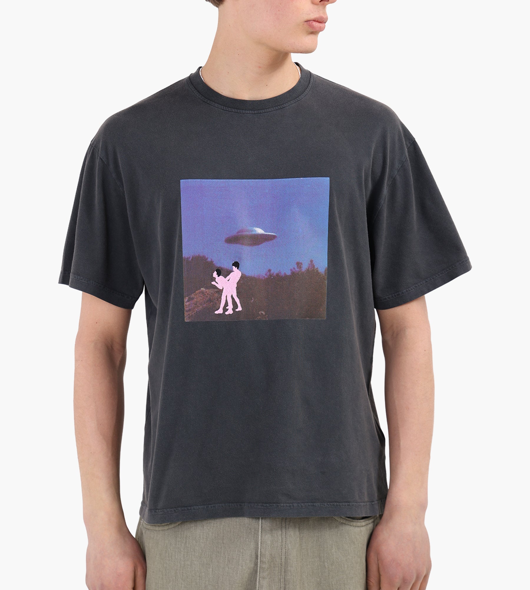 Carne Bollente I Came From Outerspace T-Shirt Off-Black