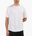 OLAF Essential Cotton Linen Tee Offwhite
