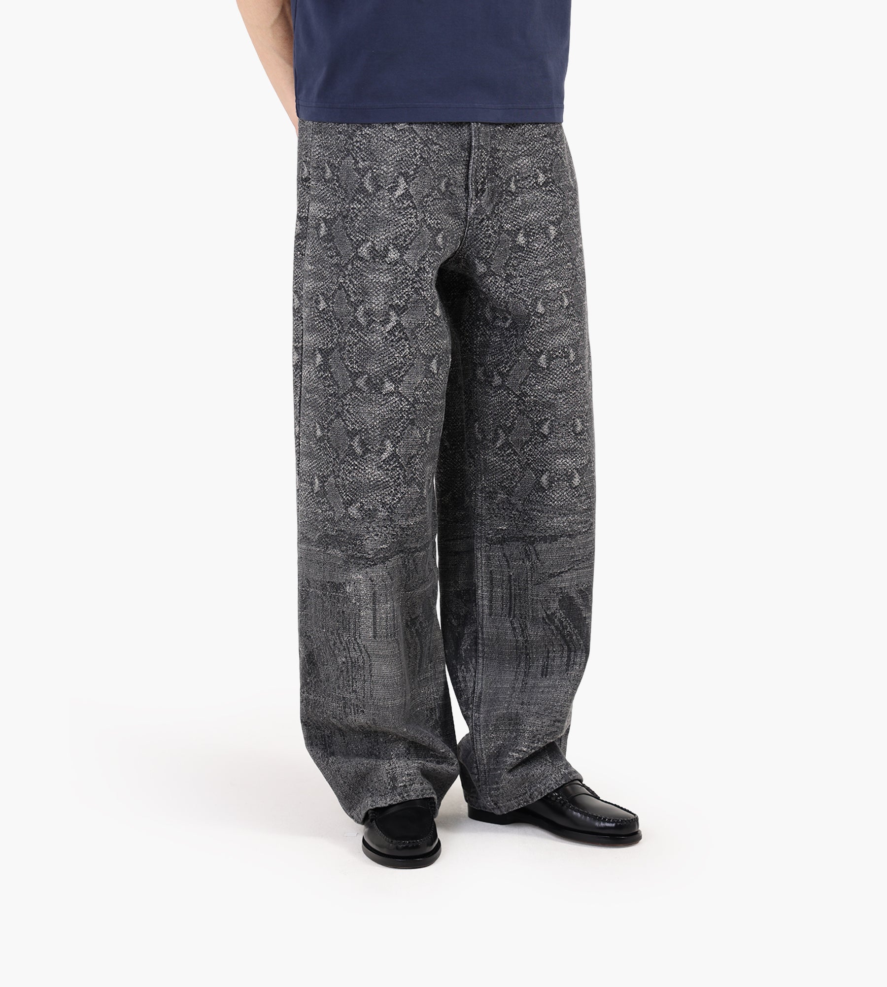 Daily Paper Denim Snake Oversized Jeans Denim