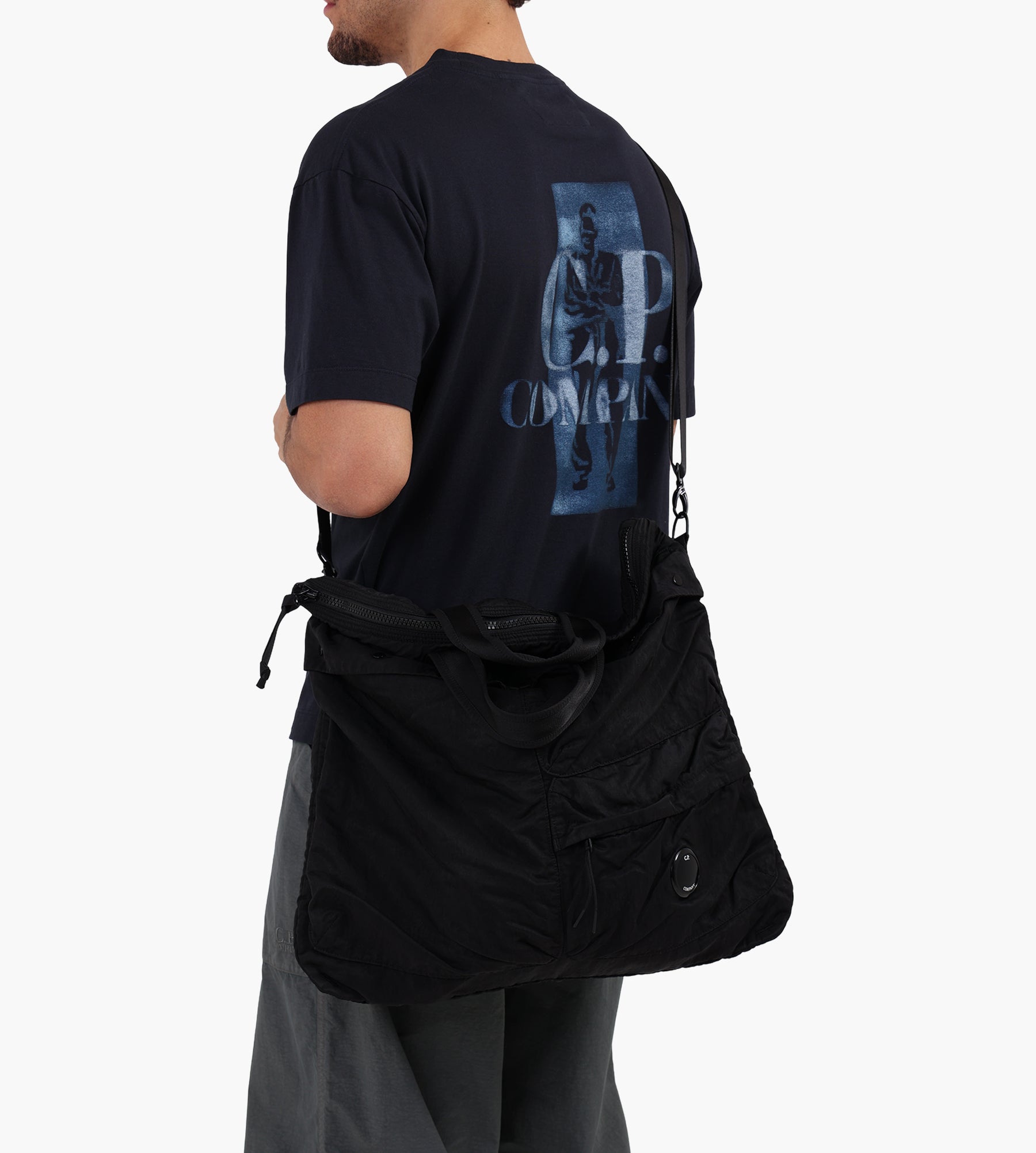 C.P. Company Nylon B Tote Bag Black