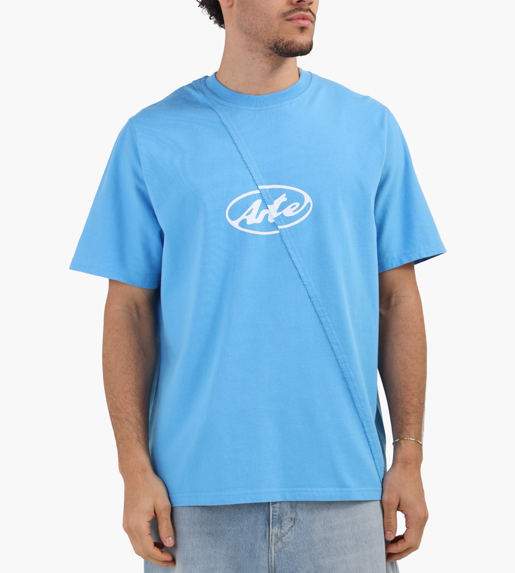 Arte Antwerp Circle Logo T-shirt Blue