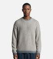 Obey Ian Faded Wash Sweater Grey Faded Wash