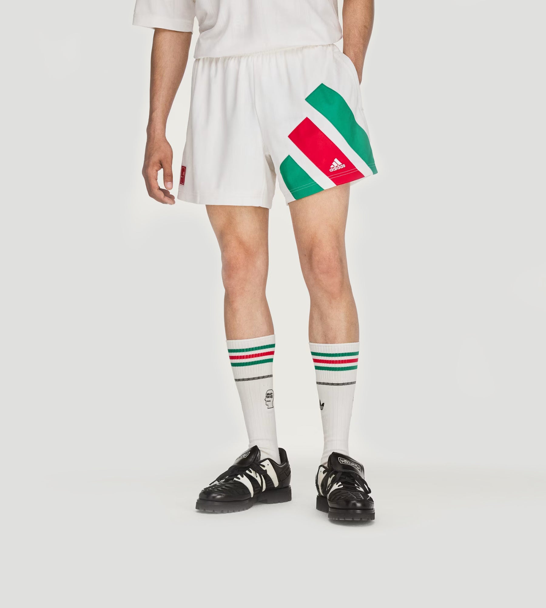 Adidas Brain Dead Fb Short Cwhite