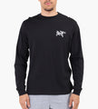 Arc'teryx Kragg SL Cotton Bird Tile Longsleeve M Black Arctic Silk