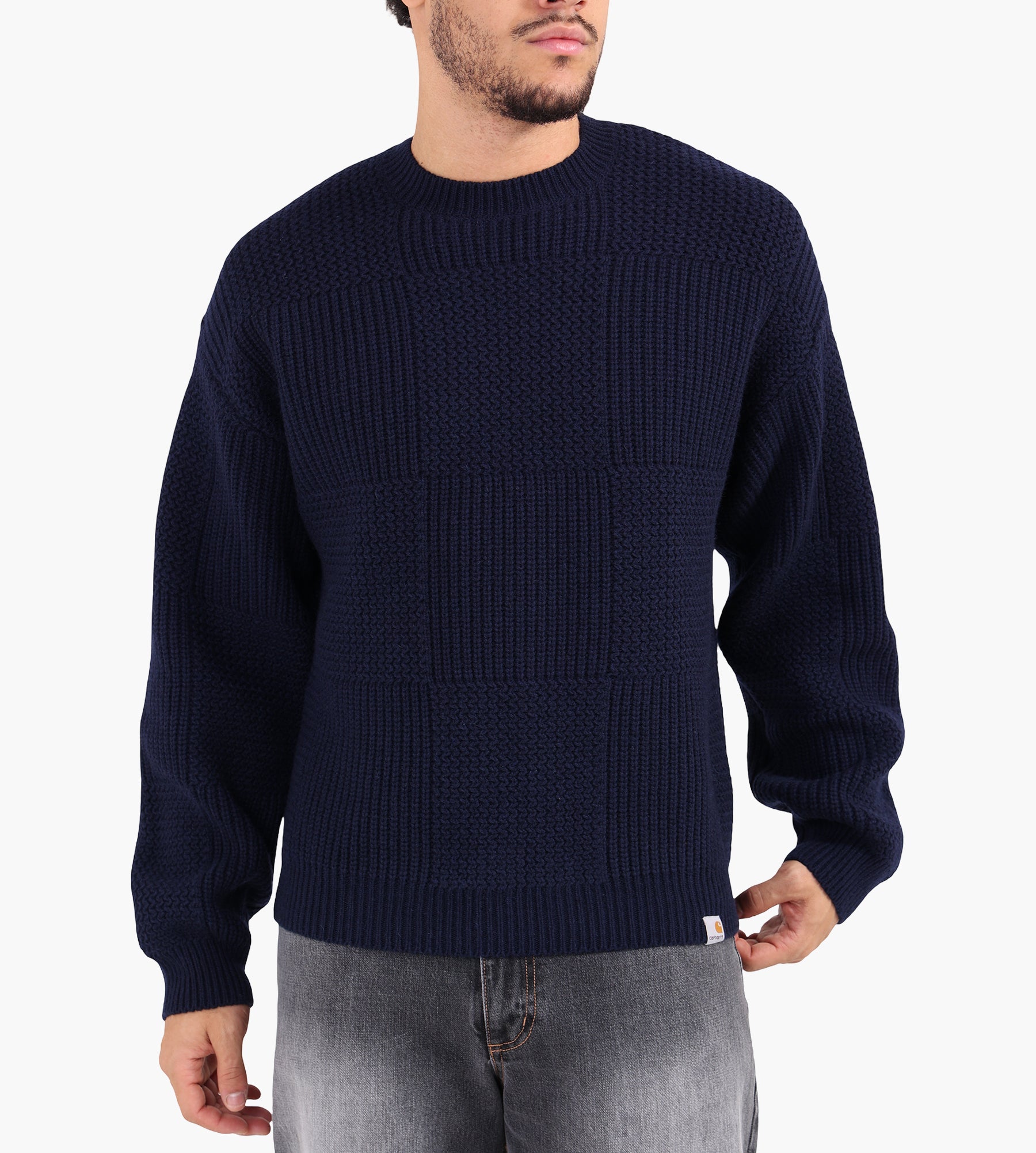 Carhartt WIP Bishop Sweater Dark Navy
