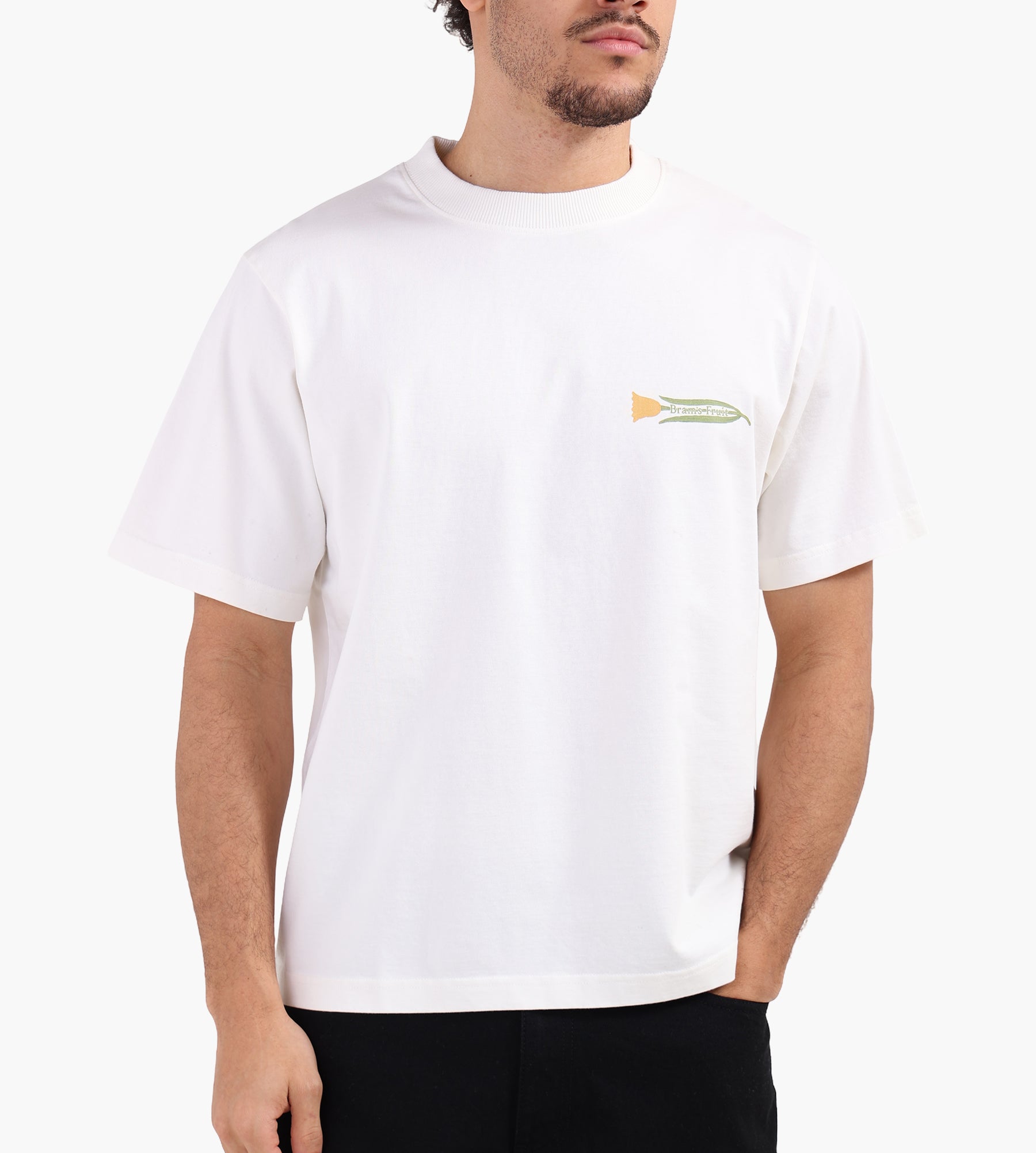 Bram's Fruit Botanical T-shirt White