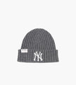 Sporty & Rich Heritage Yankees Serif Cashmere Beanie Dark Grey