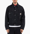 Carhartt WIP Belmar Jacket Snake Camo Black Heavy Stone Wash
