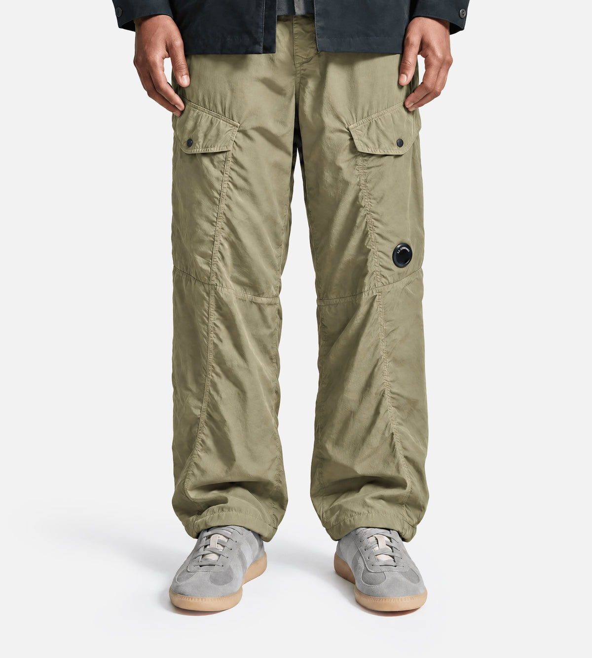 C.P. Company Chrome-R Boxy Seamless Cargo Pants Fallen Rock