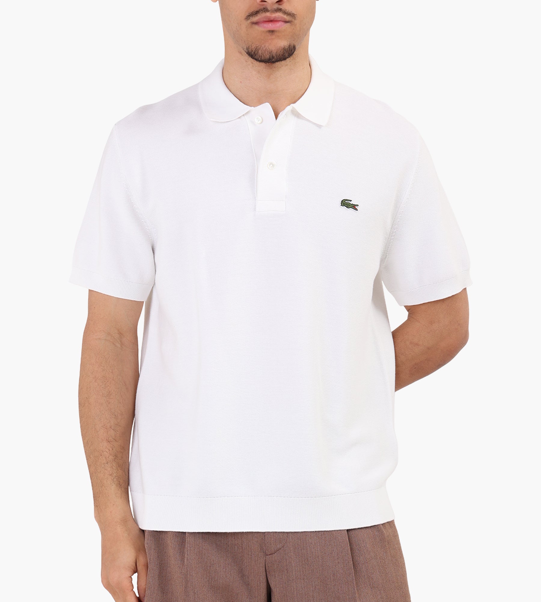 Lacoste 1HA1 Polo Flour Blanc