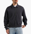 OLAF Essential Zip Up Polo Charcoal
