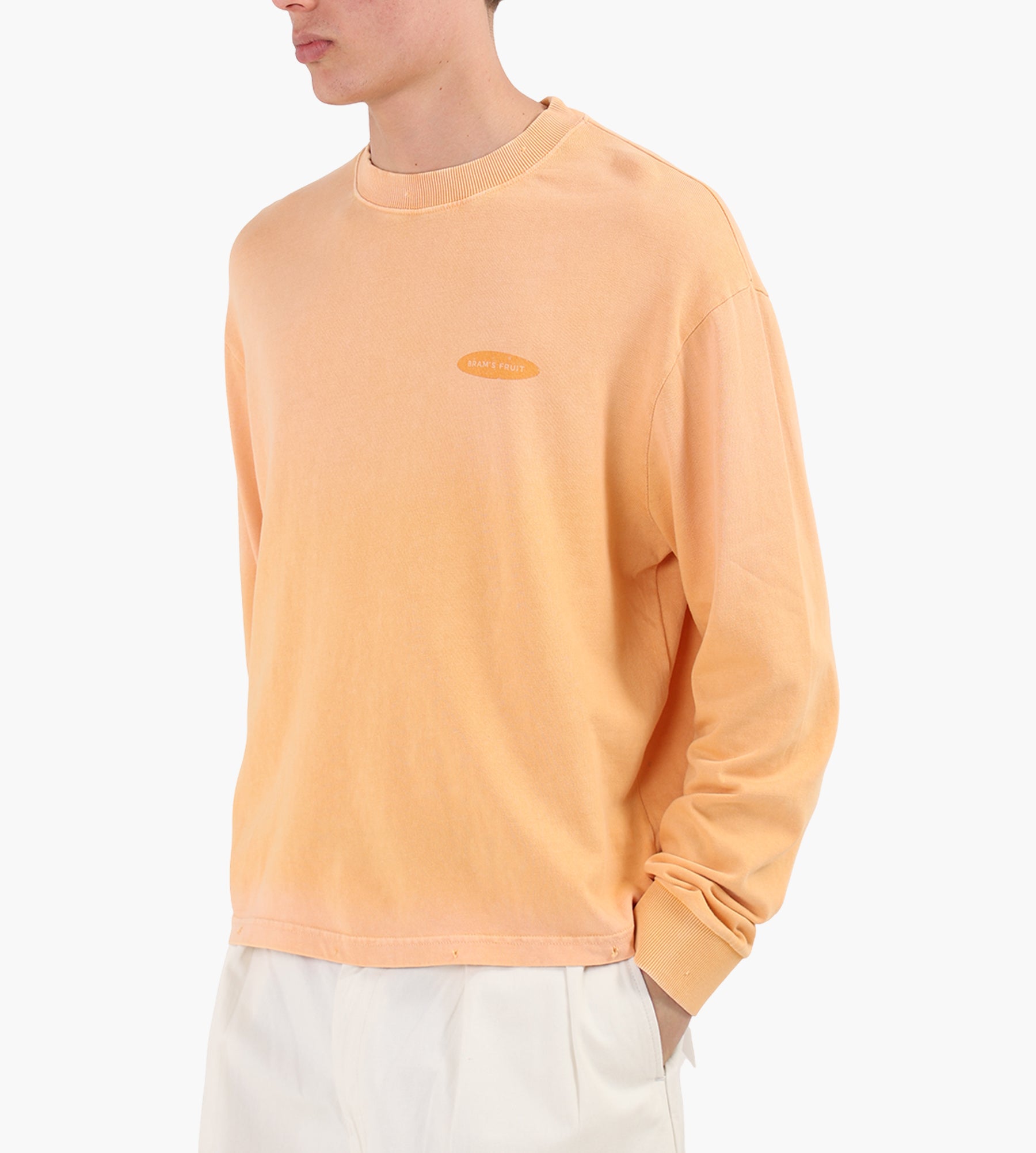 Bram's Fruit Distressed F*ck Off I'm Gardening Longsleeve Orange