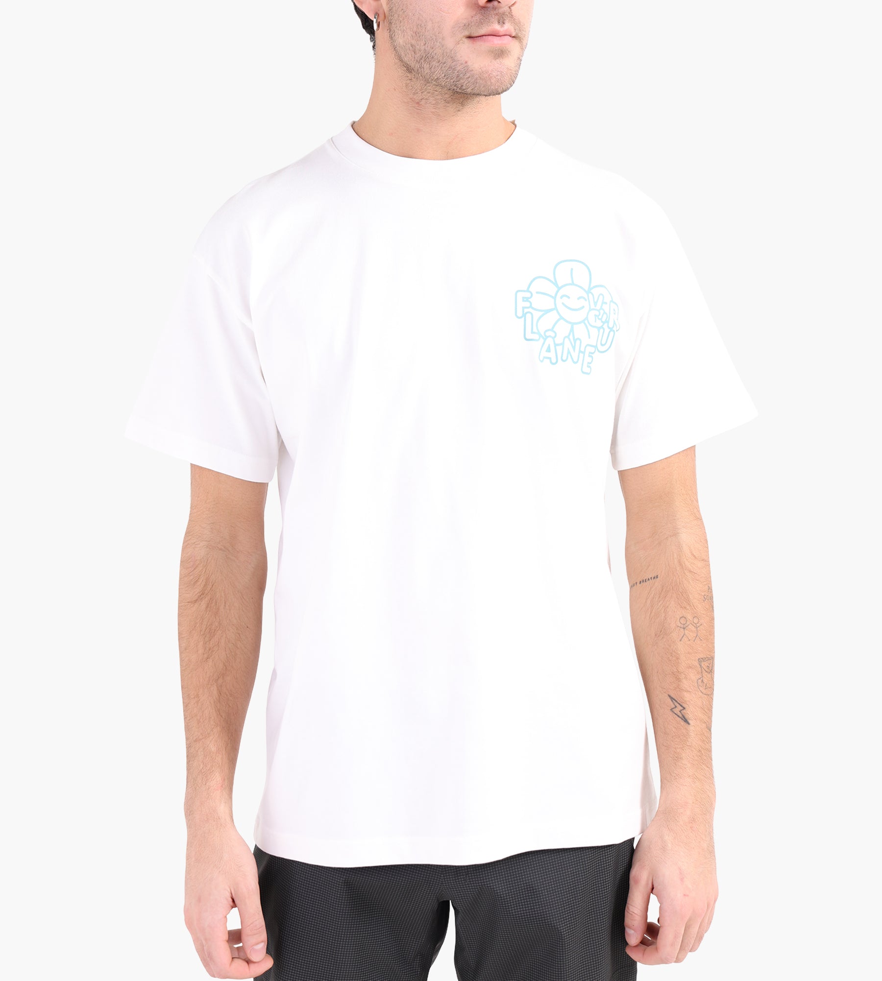 Flâneur Happy Flower T-Shirt White
