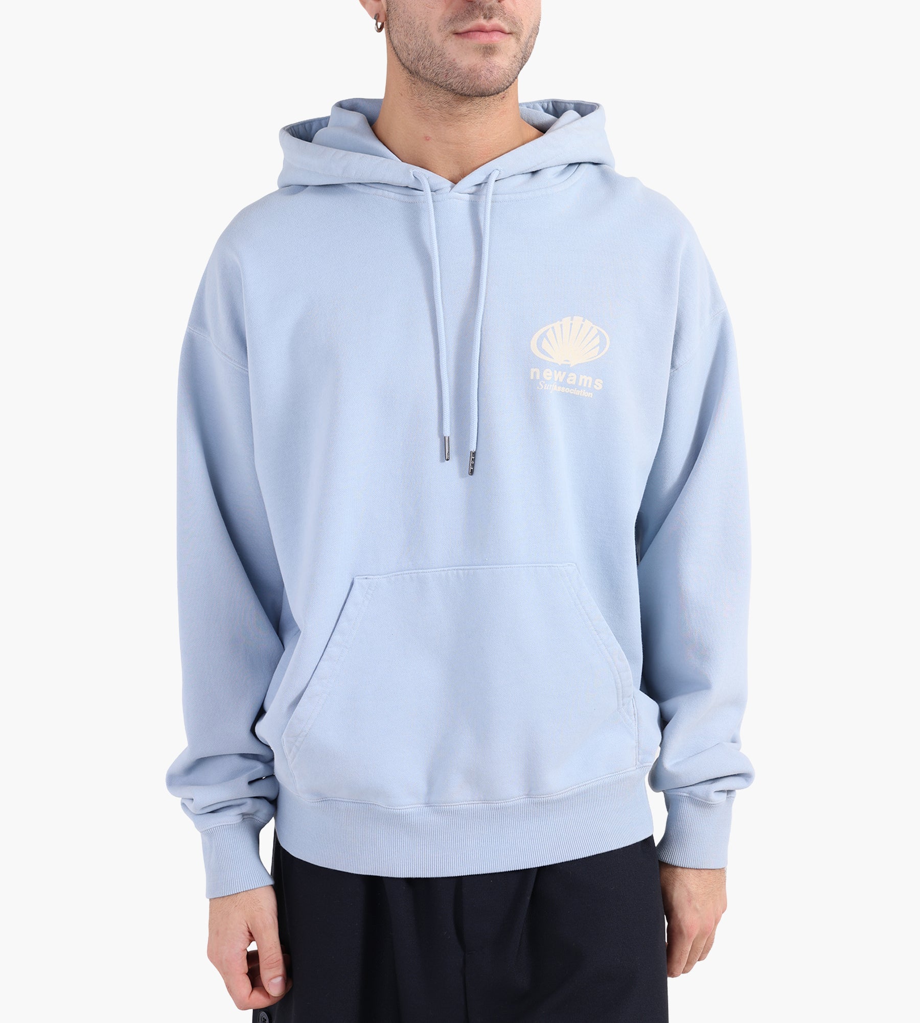 New Amsterdam Surf Association Corporate Logo Hoodie Baby Blue