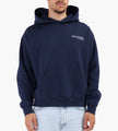 Sporty & Rich Modern Hoodie Dark Navy White