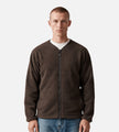Snow Peak Water-Repellent Fleece Cardigan Dark Brown